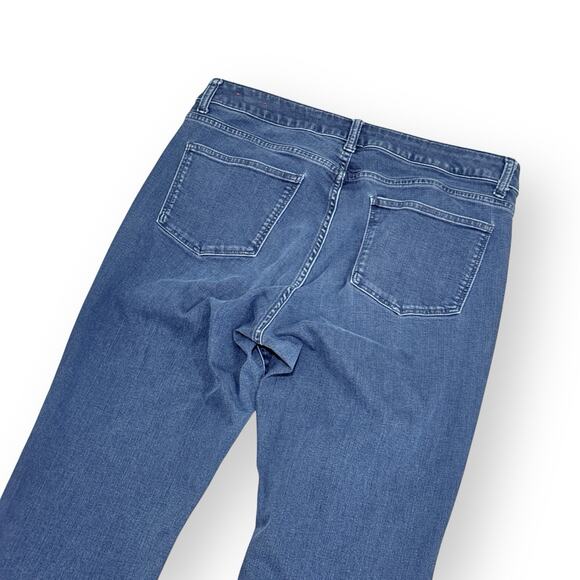 Talbots Womens Curvy Boot Cut Jeans Size 12/31 Blue Medium Wash Stretch Mid Rise - Picture 6 of 10